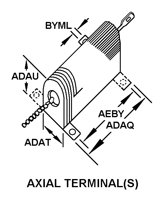 AXIAL TERMINAL (S) style nsn 5905-00-513-1978