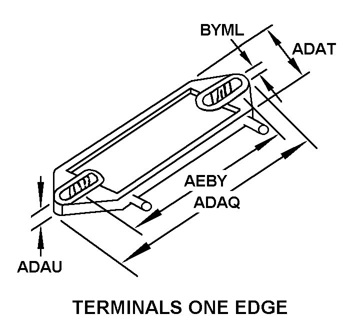 TERMINALS ONE EDGE style nsn 5905-01-183-6166