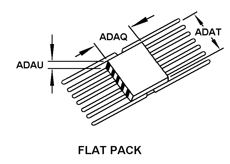 FLAT PACK style nsn 5905-00-247-0196