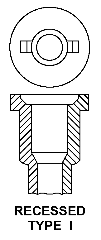 RECESSED TYPE 1 style nsn 6515-01-367-5786