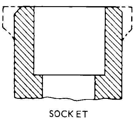 SOCKET style nsn 4730-01-266-1503