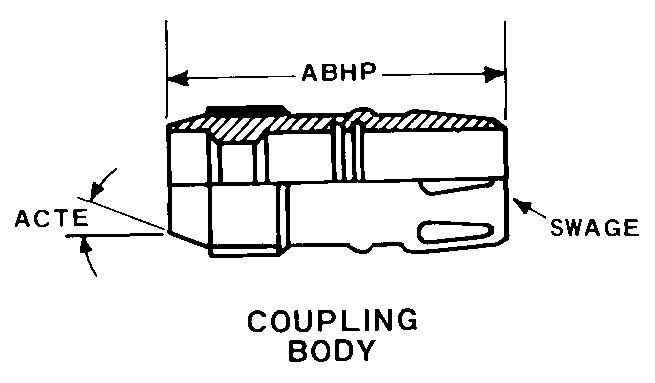 COUPLING BODY style nsn 4730-00-760-0808