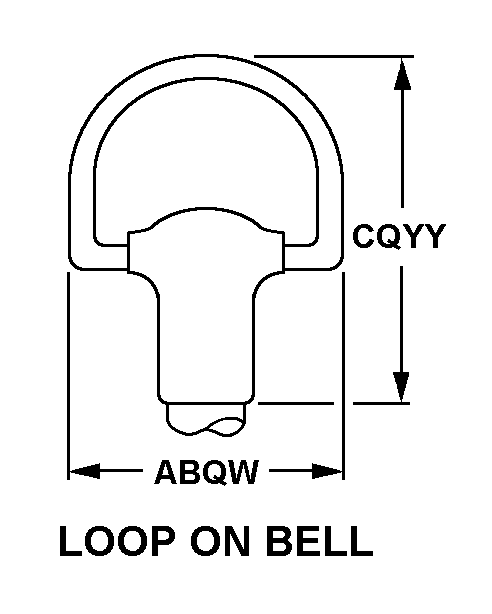 LOOP ON BELL style nsn 5325-00-935-8801
