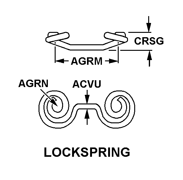 LOCKSPRING style nsn 5325-01-604-1923