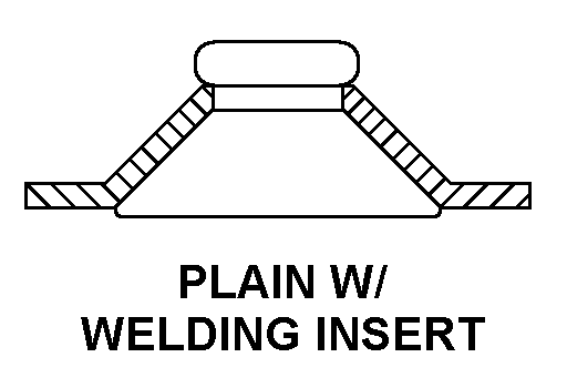 PLAIN WELDING INSERT style nsn 5325-01-068-5557