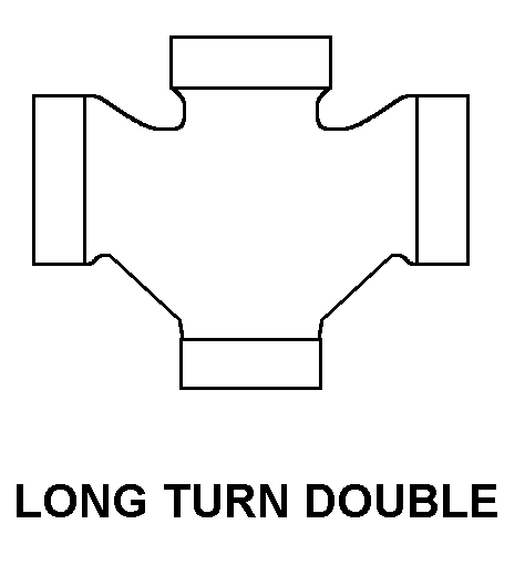 LONG TURN DOUBLE style nsn 4730-00-270-4355