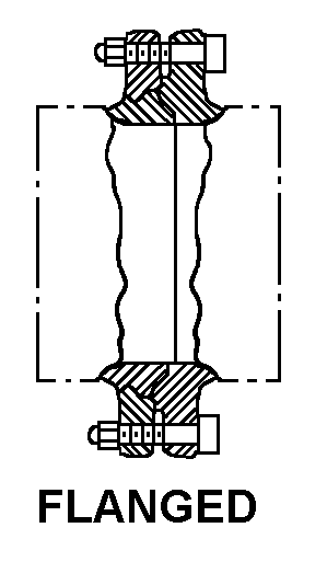 FLANGED style nsn 4730-00-028-6761