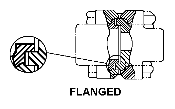 FLANGED style nsn 4730-00-028-6761