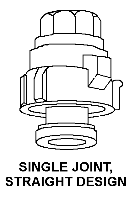 SINGLE JOINT, STRAIGHT DESIGN style nsn 4730-01-258-6893