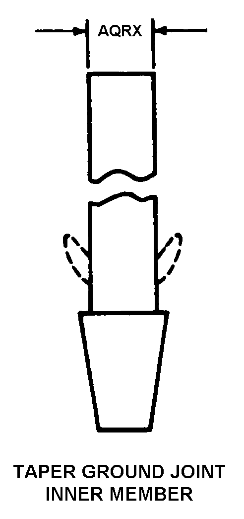 TAPER GROUND JOINT INNER MEMBER style nsn 6640-00-559-1362