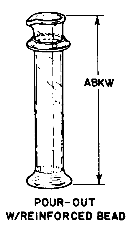 POUR-OUT W/REINFORCED BEAD style nsn 6640-00-420-0900