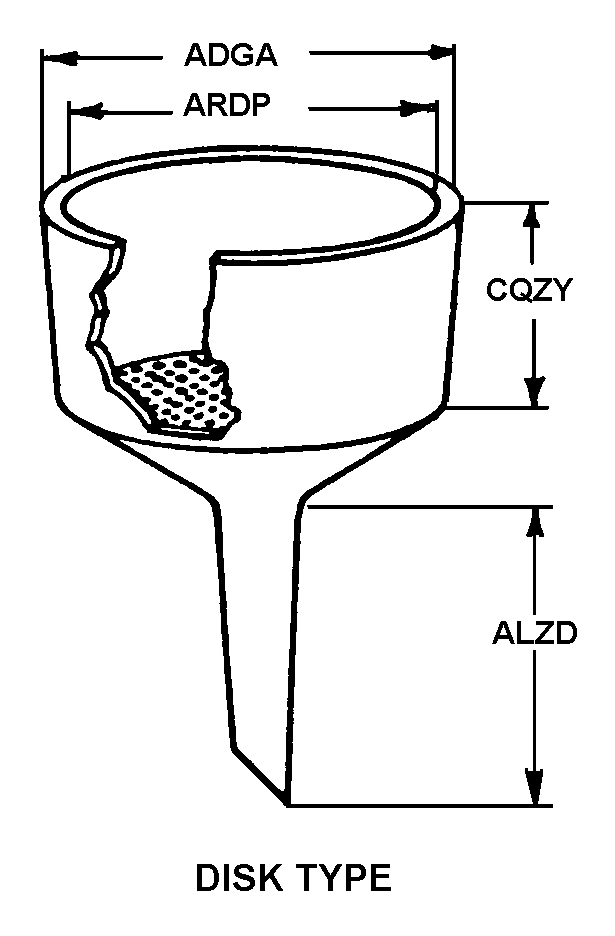 DISK TYPE style nsn 6640-00-426-0850