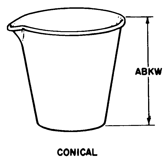 CONICAL style nsn 6640-00-427-5025