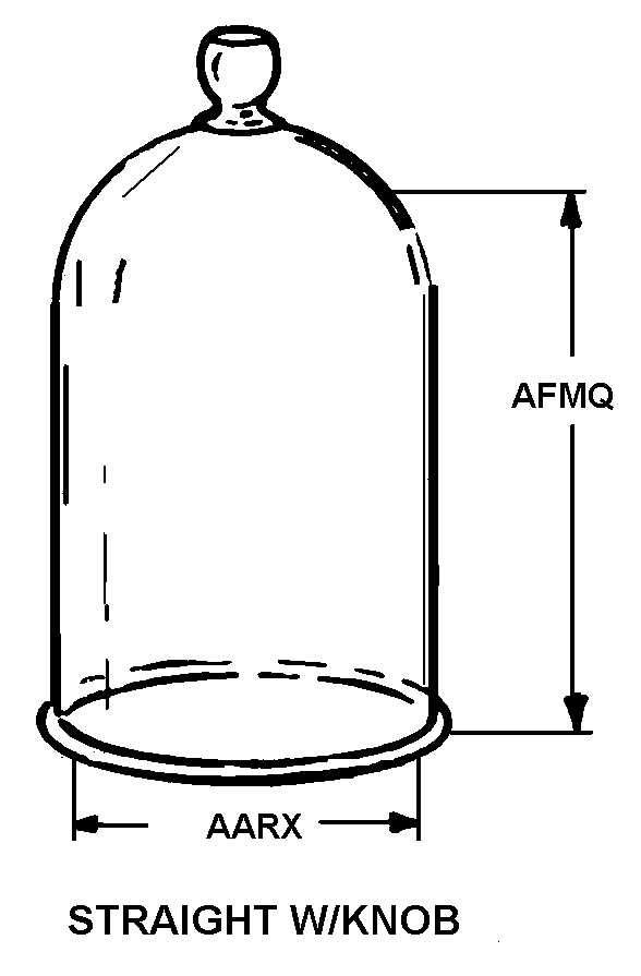 STRAIGHT W/KNOB style nsn 6640-00-492-5619