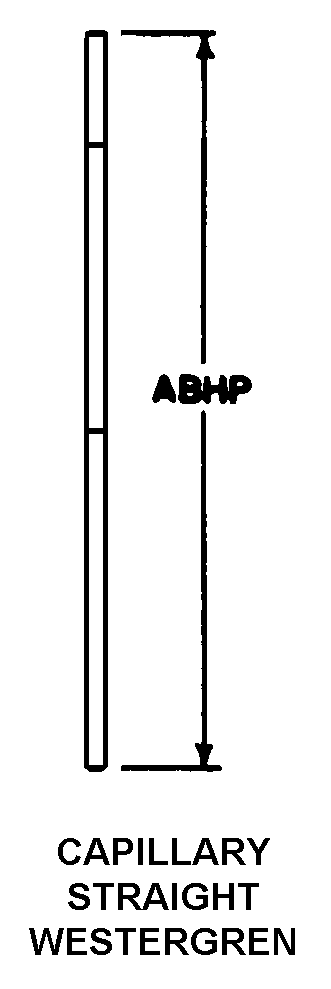 CAPILLARY STRAIGHT WESTERGREN style nsn 6640-00-682-7283
