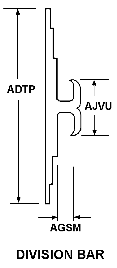 DIVISION BAR style nsn 2590-01-202-5769