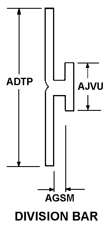 DIVISION BAR style nsn 2590-01-202-5769