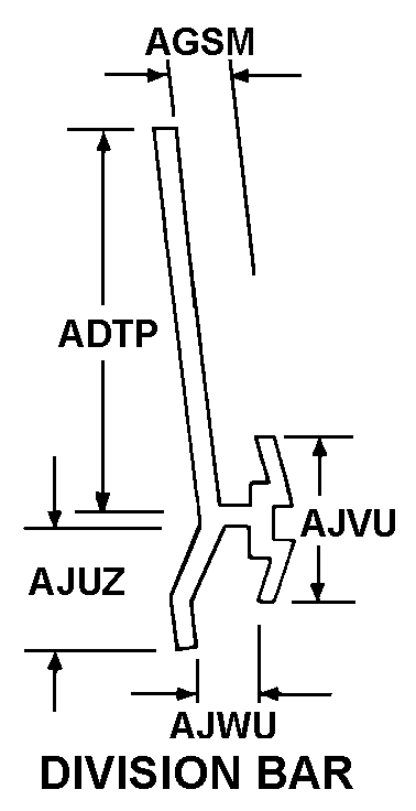 DIVISION BAR style nsn 2590-01-202-5769