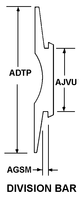 DIVISION BAR style nsn 2590-01-202-5769