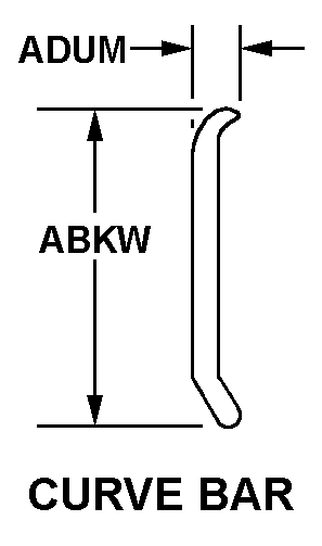 CURVE BAR style nsn 2590-01-376-3384