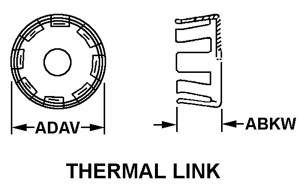 THERMAL LINK style nsn 5999-01-185-9321