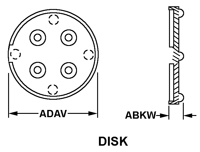 DISK style nsn 5999-01-113-5410