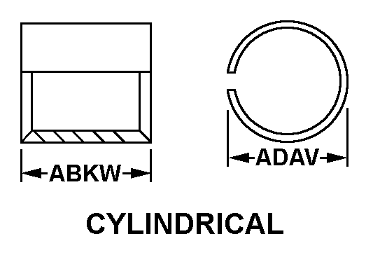 CYLINDRICAL style nsn 5999-01-462-9596