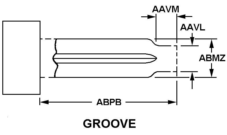 GROOVE style nsn 5315-00-024-7957