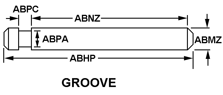 GROOVE style nsn 5315-00-808-4920