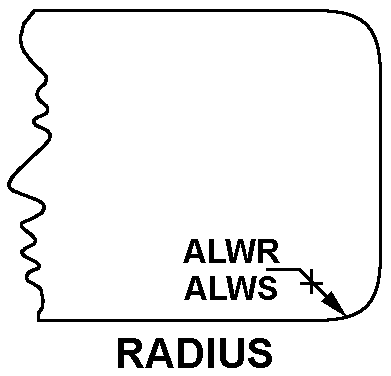 RADIUS style nsn 5315-00-115-3272