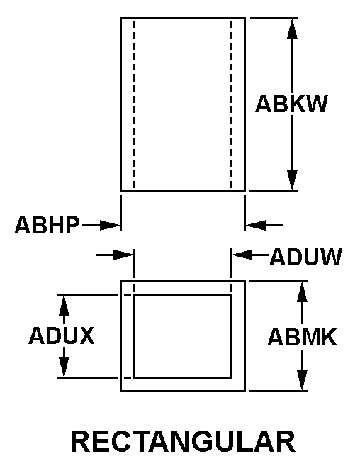 RECTANGULAR style nsn 5970-00-295-7617