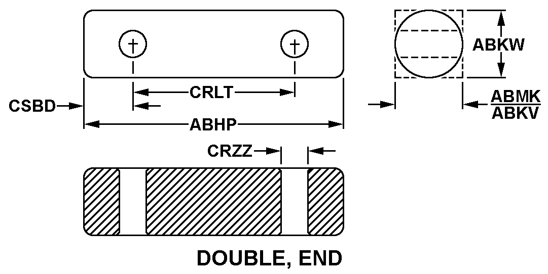 DOUBLE, END style nsn 5970-00-284-9189