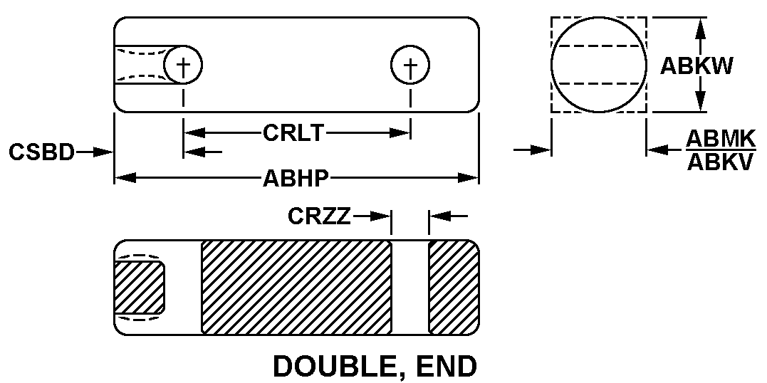 DOUBLE, END style nsn 5970-00-284-5437