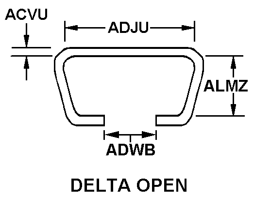 DELTA OPEN style nsn 5340-00-251-7971