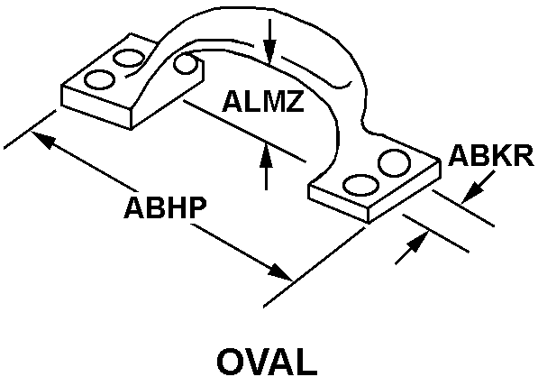 OVAL style nsn 5340-00-049-8030