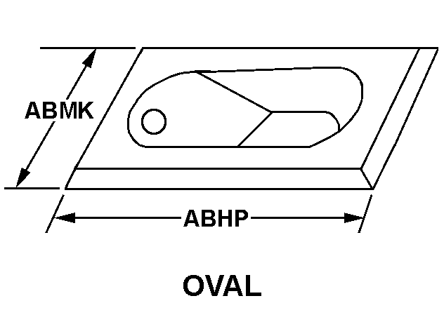 OVAL style nsn 5340-00-049-8030