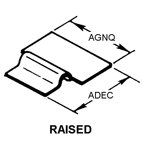 RAISED style nsn 5340-01-132-8849