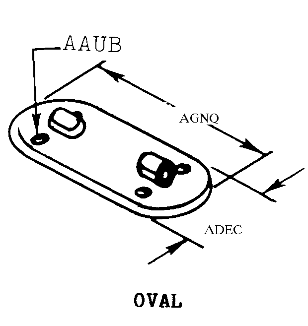 OVAL style nsn 5340-01-010-2607