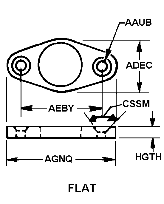 FLAT style nsn 5340-01-010-5681