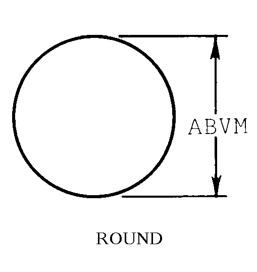 ROUND style nsn 2540-00-769-7432