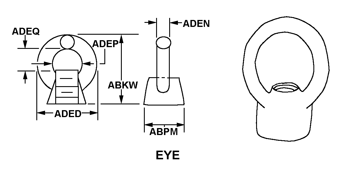 EYE style nsn 5310-00-832-7782