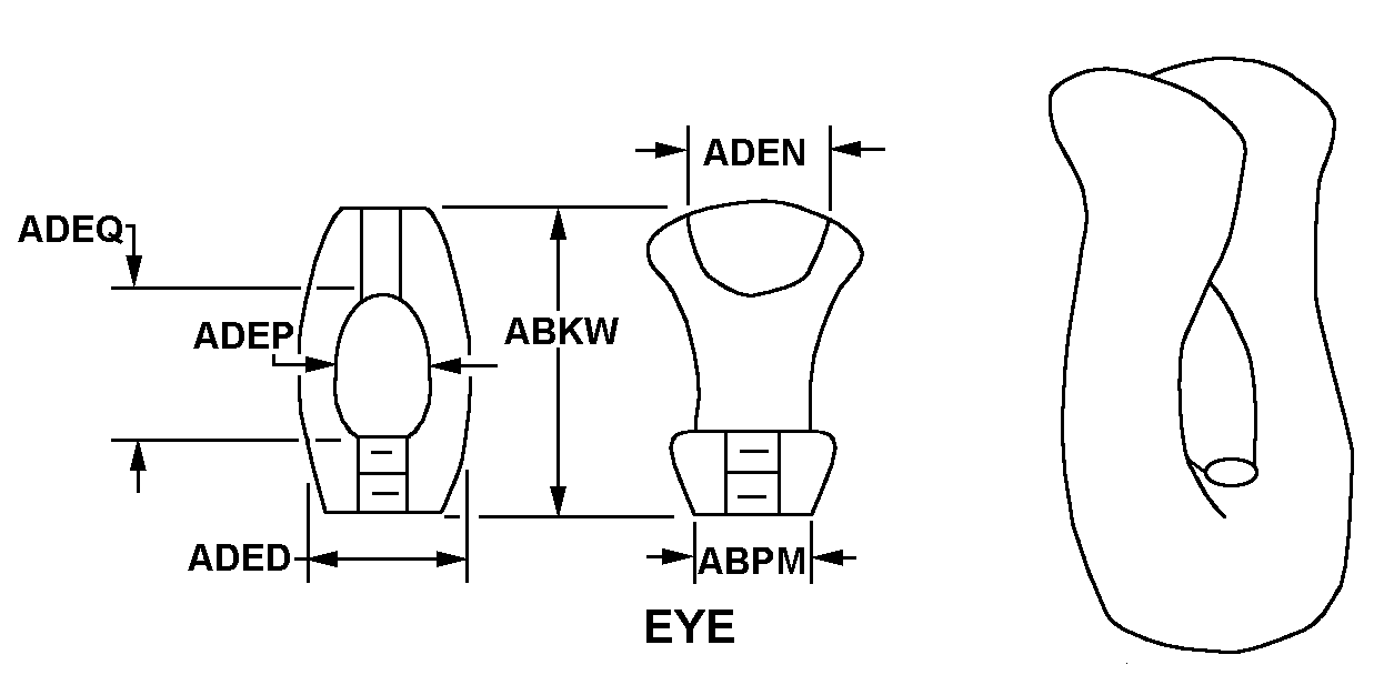 EYE style nsn 5310-00-832-7782