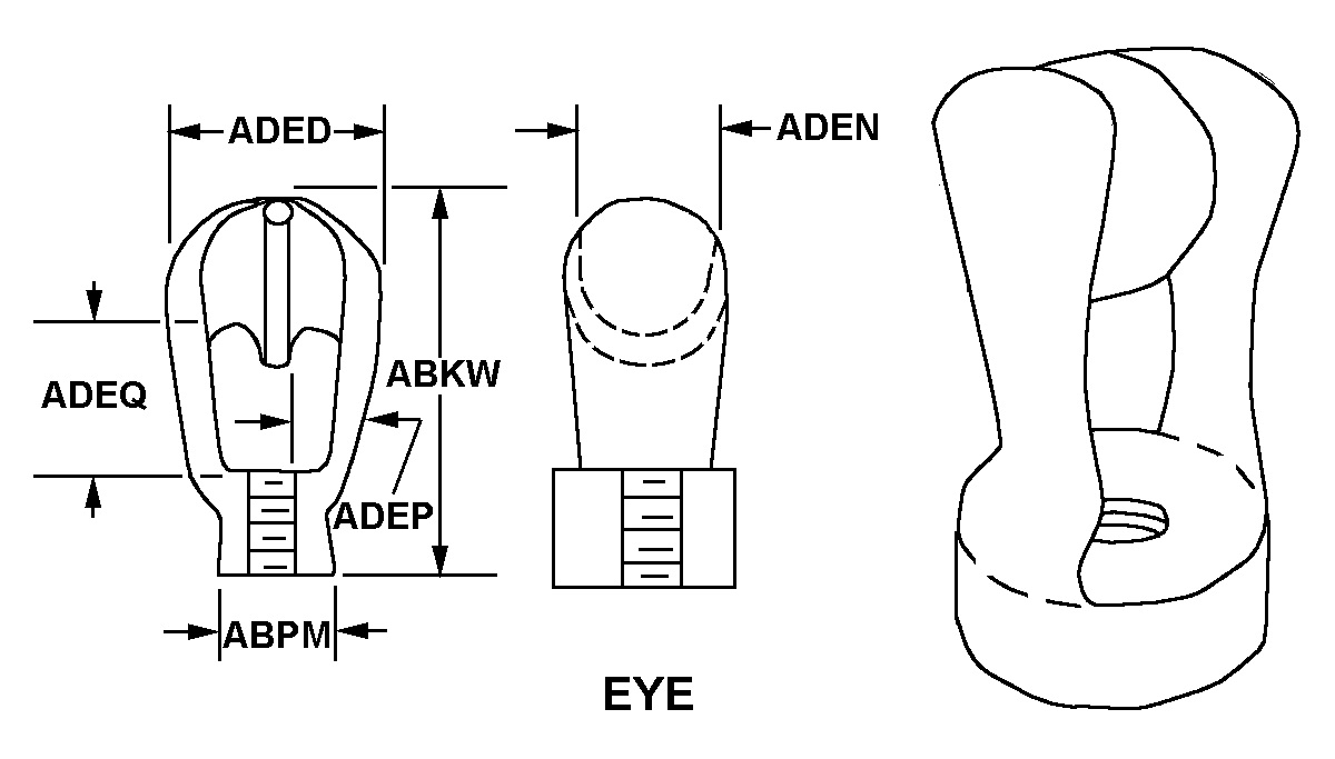 EYE style nsn 5310-00-872-4554