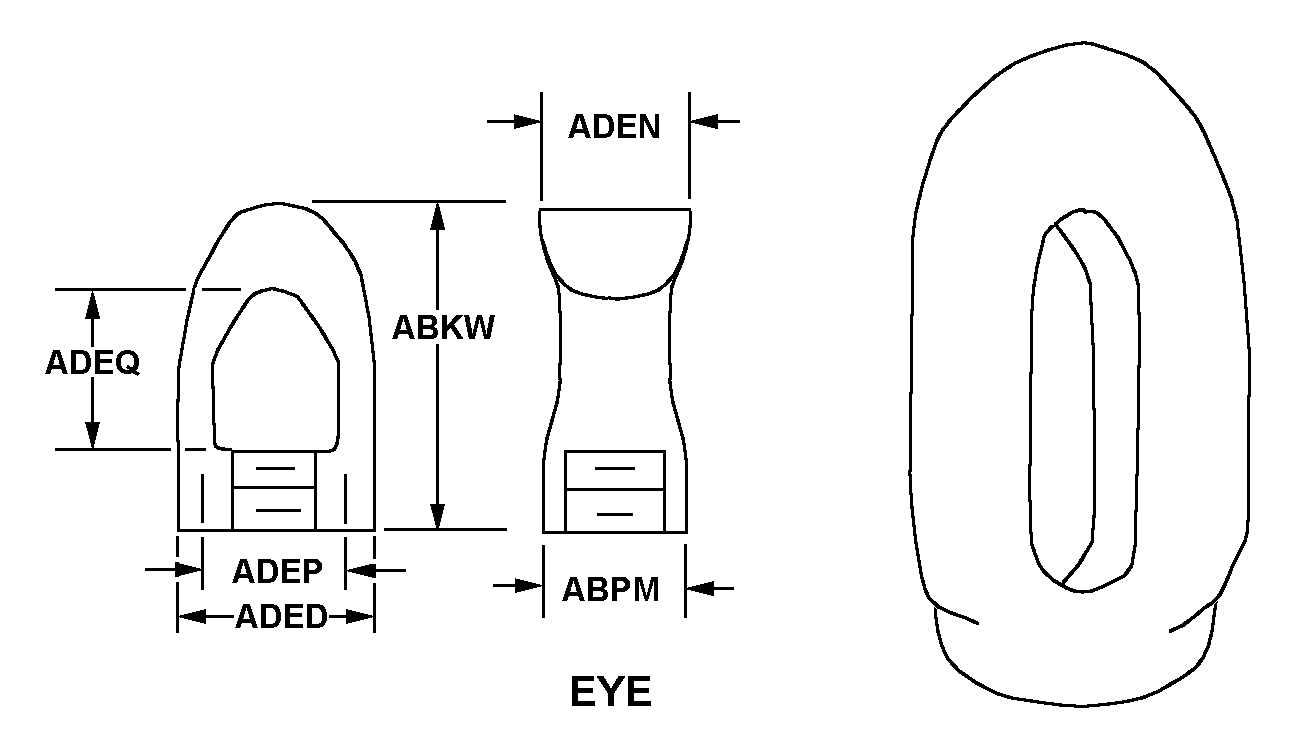 EYE style nsn 5310-00-832-7782