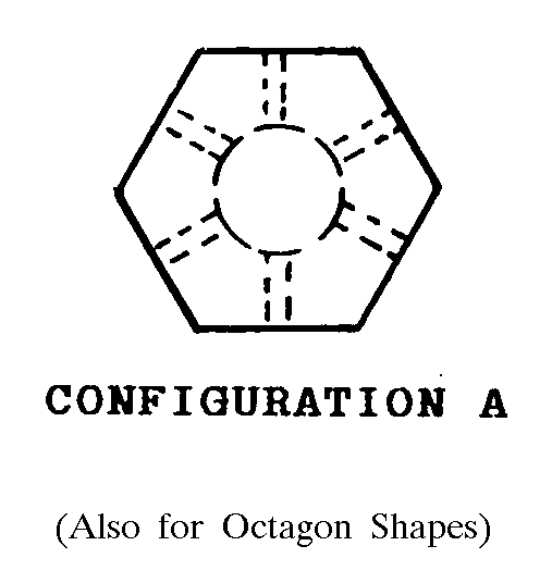 CONFIGURATION A style nsn 5310-01-557-0734