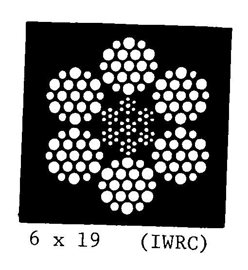 6 X 19 (IWRC) style nsn 4010-00-291-0808