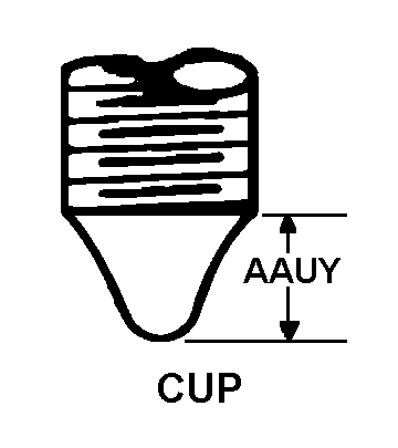 CUP style nsn 5305-00-012-7555