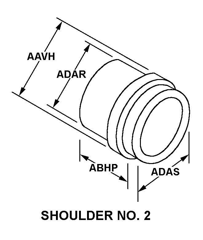 SHOULDER NO. 2 style nsn 2530-00-340-1406