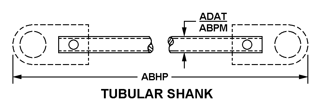 TUBULAR SHANK style nsn 3040-01-208-0514