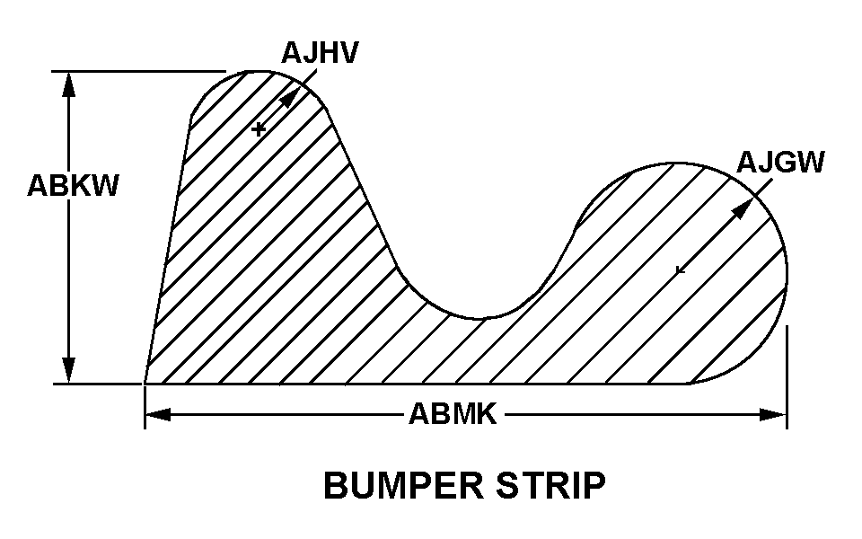 BUMPER STRIP style nsn 9390-00-515-4338